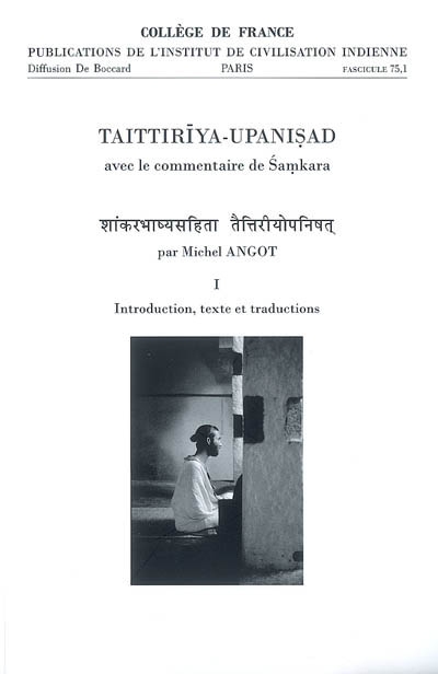 Taittiriya upanisad : avec le commentaire de Samkara