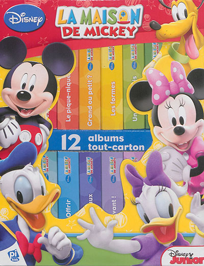 La maison de Mickey : 12 albums tout-carton