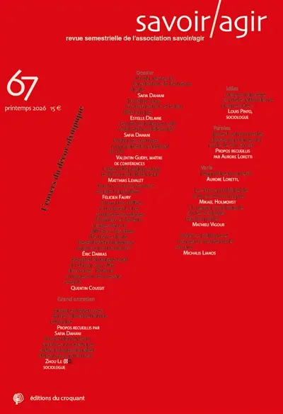 Savoir, agir, n° 67. L'envers du décor olympique