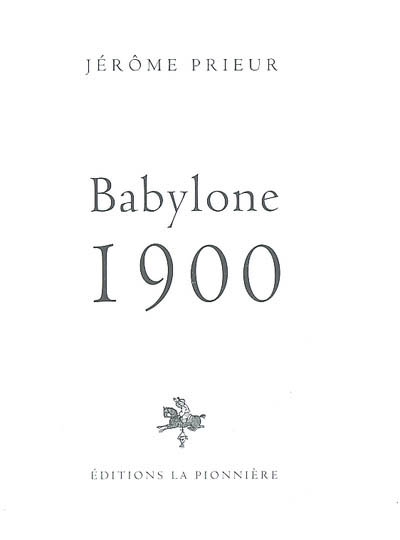 Babylone 1900