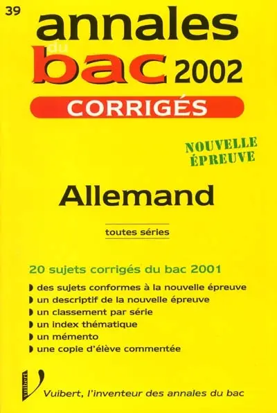 Allemand : toutes séries