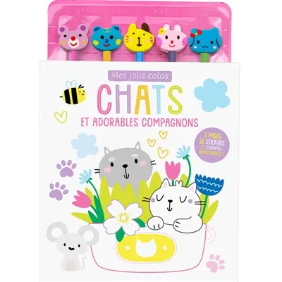 Mes jolis colos : Chats et adorables compagnons