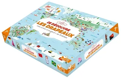 Je découvre les drapeaux : avec un livre, un puzzle et + de 70 stickers