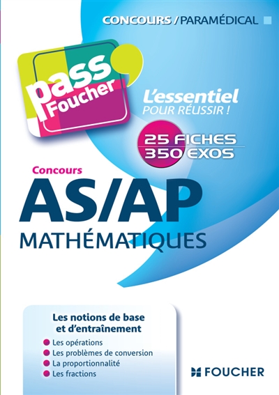 AS-AP, mathématiques : les notions de base et d'entraînement