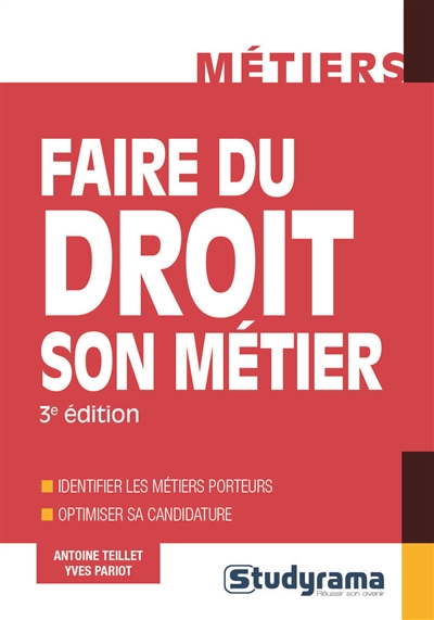 Faire du droit son métier :...