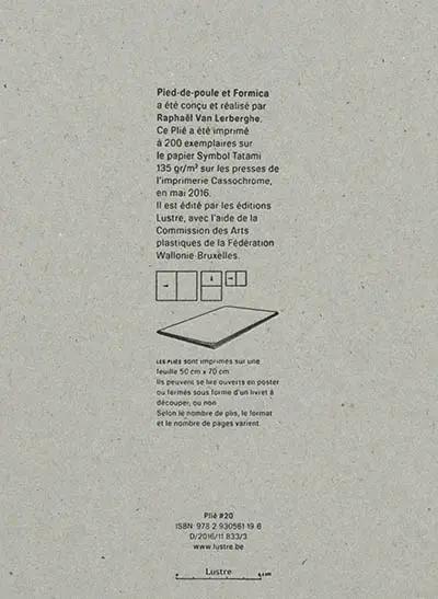 Pied-de-poule et Formica