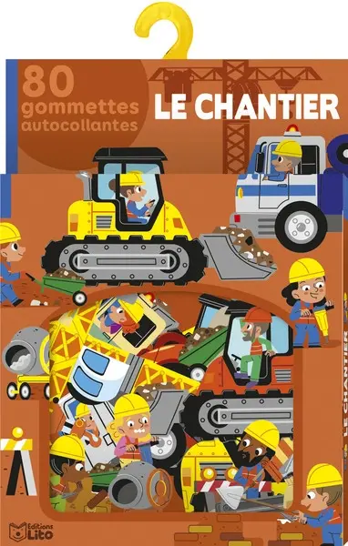 Le chantier : 80 gommettes autocollantes