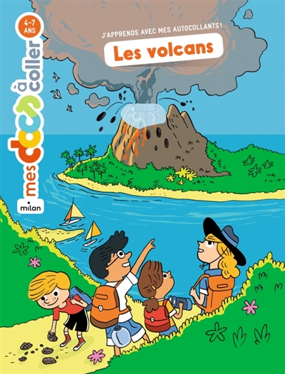 Les volcans : autocollants