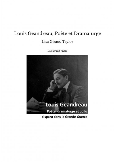 Louis Geandreau, Poète et Dramaturge
