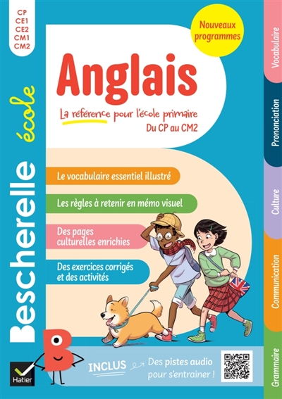 Bescherelle école anglais, CP, CE1, CE2, CM1, CM2 : nouveaux programmes