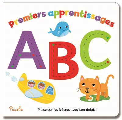 Abc : passe sur les lettres avec ton doigt !