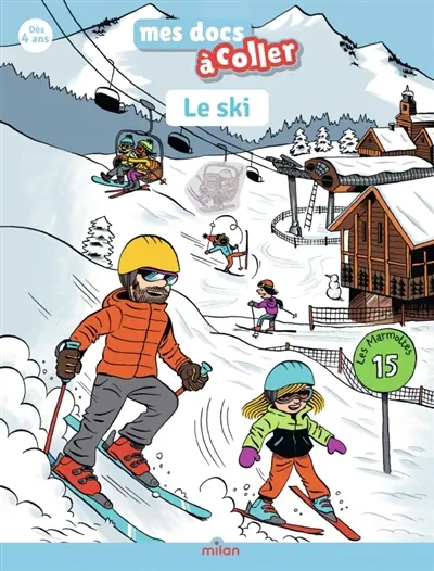 Le ski : j'apprends avec mes autocollants