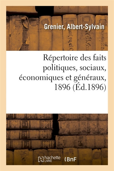 Répertoire des faits...