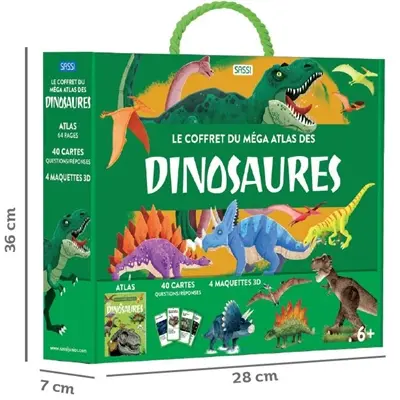 Le coffret du méga atlas des dinosaures