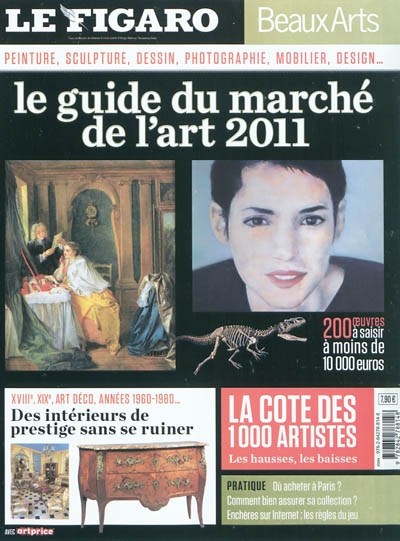 Le guide du marché de l'art 2011 : peinture, sculpture, dessin, photographie, mobilier, design...