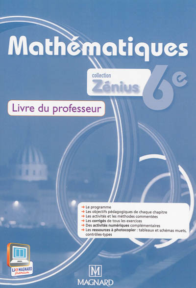 Mathématiques 6e : livre du professeur