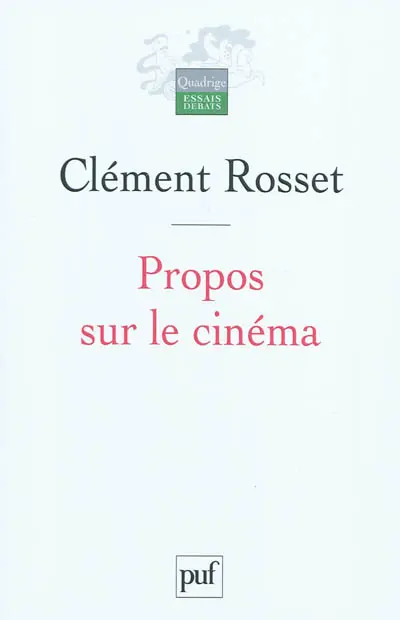 Propos sur le cinéma