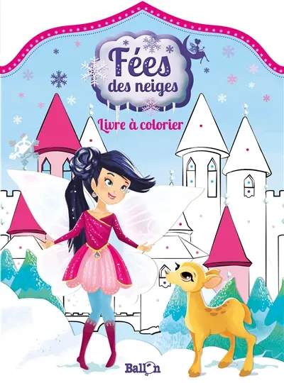 Fées des neiges : coloriages magiques