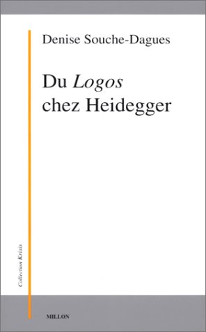 Du logos chez Heidegger