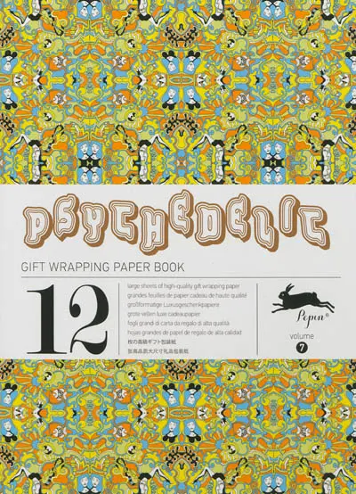 Gift wrapping paper book. Vol. 7. Psychedelic