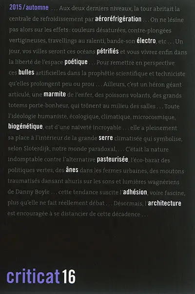 Criticat, n° 16