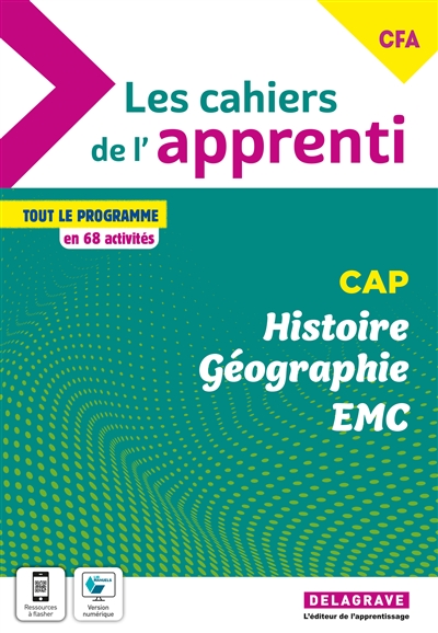 Histoire géographie EMC : CAP, CFA : tout le programme en 68 activités