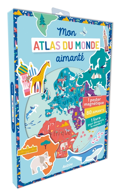 mon atlas du monde aimanté