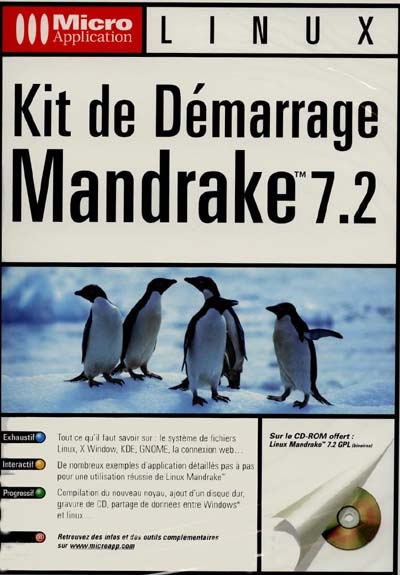 Kit de démarrage Linux Mandrake 7.2