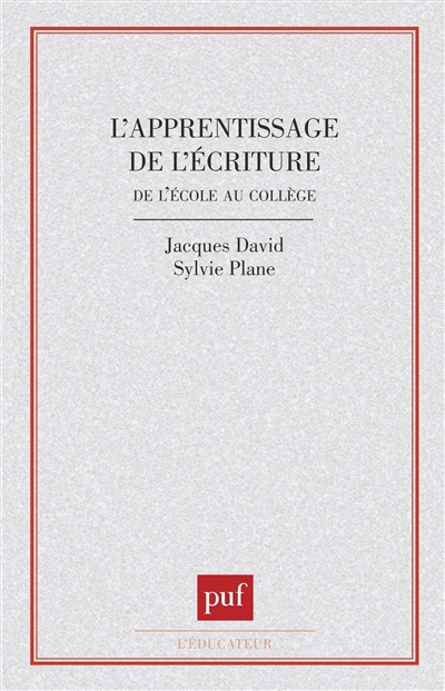 L'apprentissage de l'écriture de l'école au collège