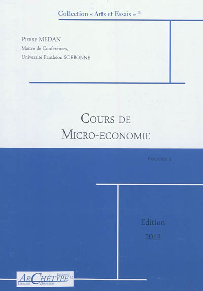 Cours de microéconomie : 2011-2012