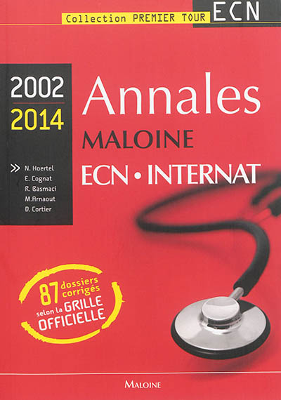 Annales Maloine ECN-internat 2002-2014