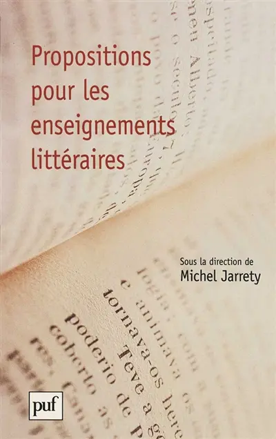 Propositions pour les enseignements littéraires