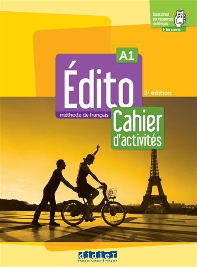 Edito, méthode de français A1 : cahier d'activités