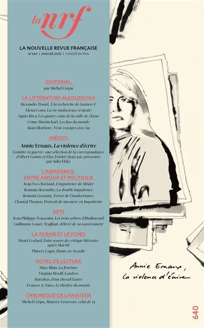 Nouvelle revue française, n° 640