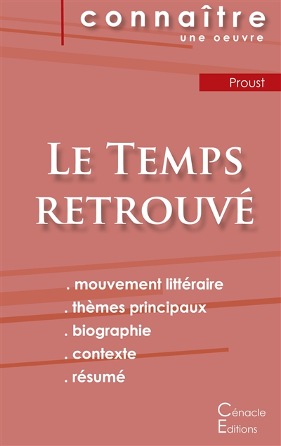 Fiche de lecture Le Temps...
