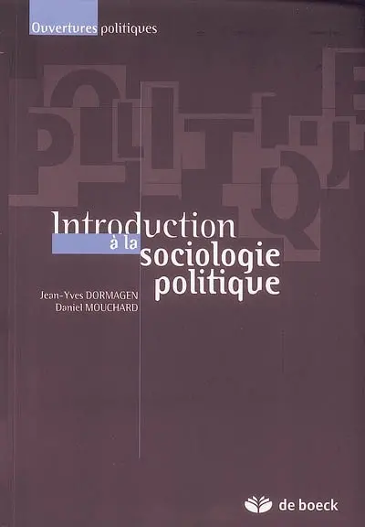 Introduction à la sociologie politique