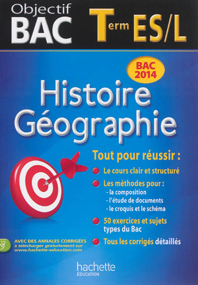 Histoire géographie terminales ES, L : bac 2014