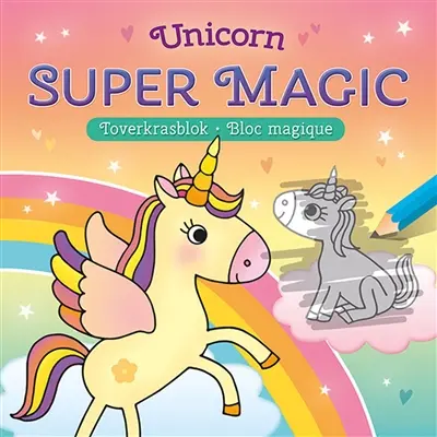 Unicorn super magic : toverkrasblok. Unicorn super magic : bloc magique