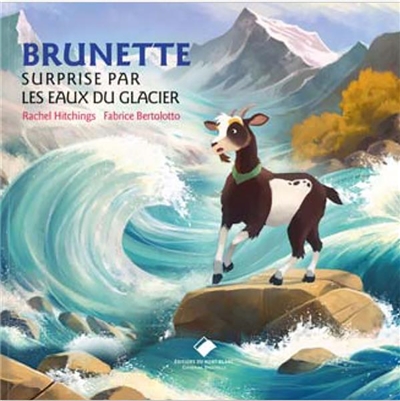 Brunette surprise par les eaux du glacier