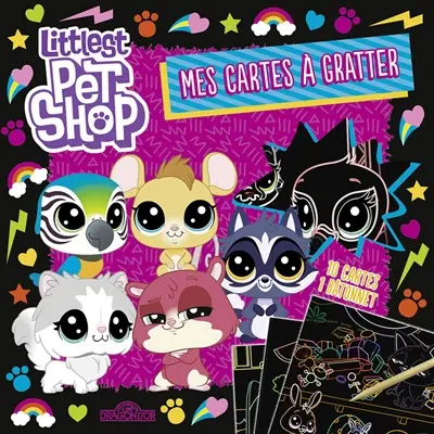 Littlest Petshop : mes cartes à gratter : violette