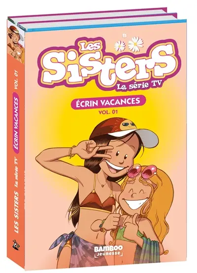 Les sisters, la série TV : écrin vacances vol. 01 : t. 02 + t. 14, silhouette offerte