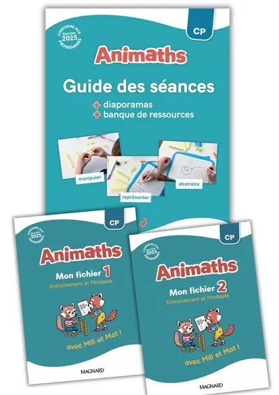 Animaths CP : mon fichier : entraînement et minitests