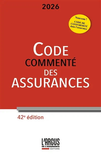 Code commenté des assurances 2026