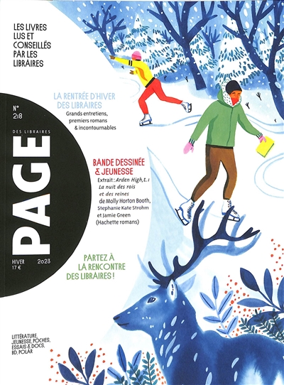 Page des libraires, n° 218. La rentrée d'hiver des libraires : grands entretiens, premiers romans & incontournables