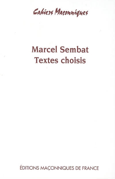Marcel Sembat, textes choisis