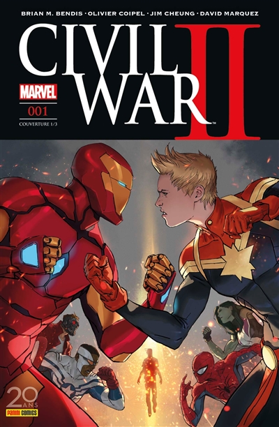 Civil war II, n° 1. Couverture 1