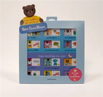 Mon tableau des routines Petit Ours Brun : en route vers l'autonomie !