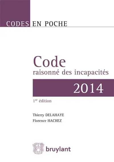 Code raisonné des incapacités