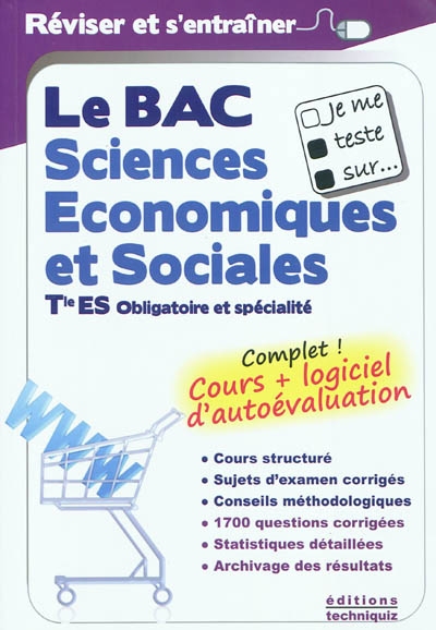 Sciences économiques et sociales : terminale ES, enseignement obligatoire et de spécialité