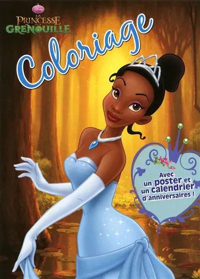 Coloriage la princesse et la grenouille